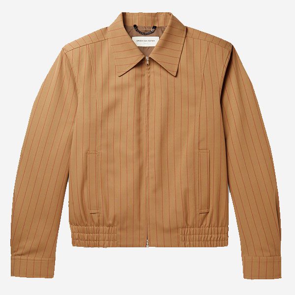Dries Van Noten Pinstripe Woven Jacket