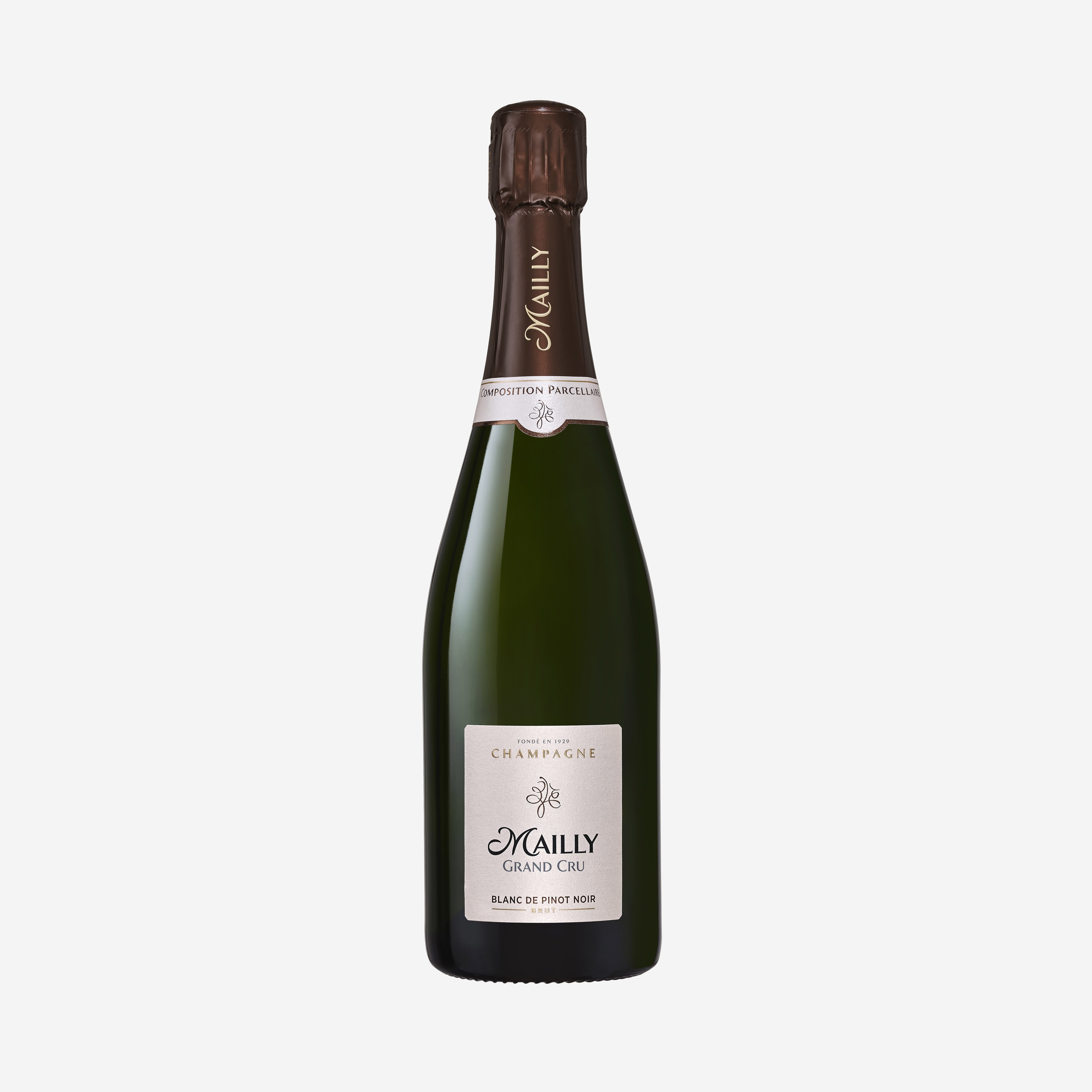 Champagne Mailly, Blanc de Pinot Noir, Composition Parcellaire, Brut