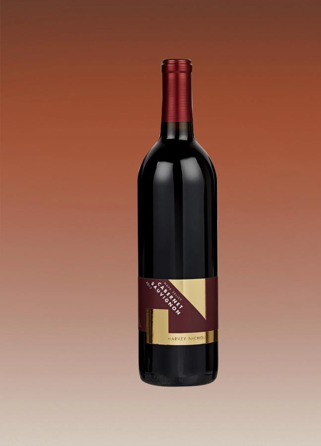 Bottle of Harvey Nichols’s own-label California cabernet