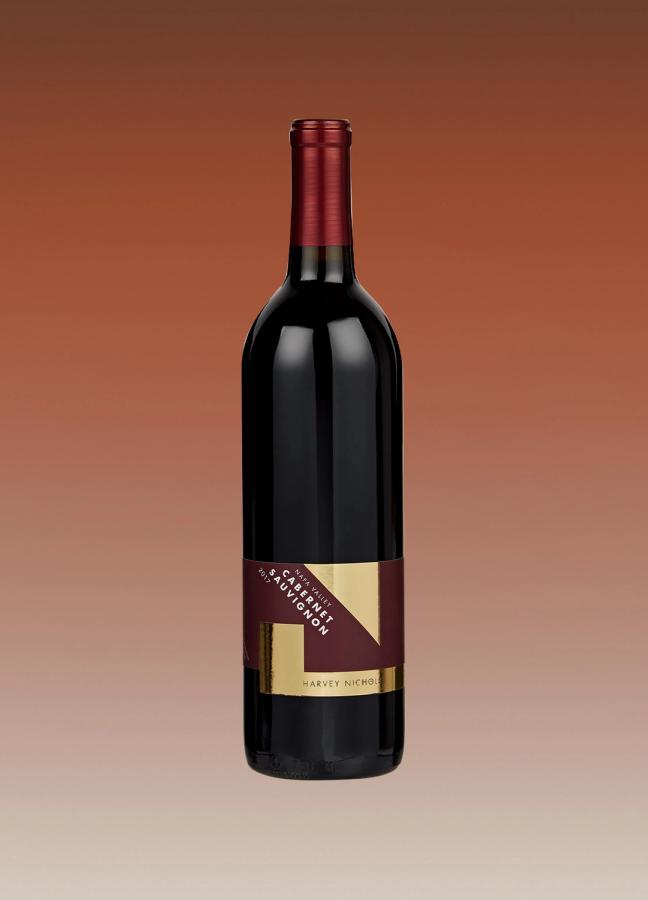Bottle of Harvey Nichols’s own-label California cabernet
