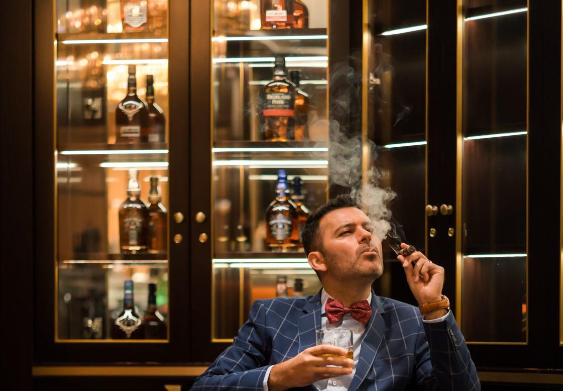 Resident cigar sommelier, Mr Felipe Rojas Bruna