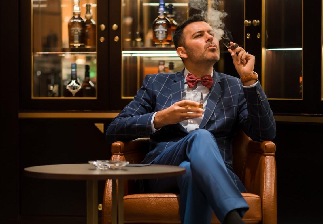 Resident cigar sommelier, Mr Felipe Rojas Bruna
