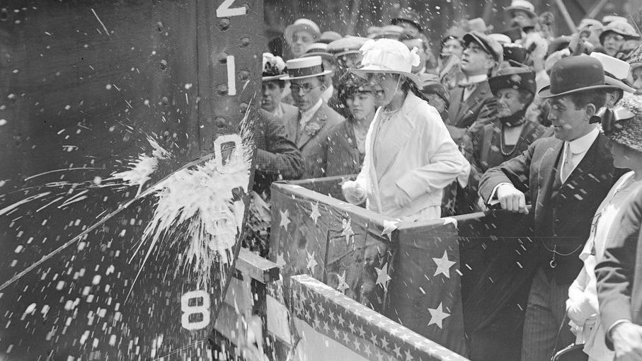 Why we smash champagne against ships, and the best bottles with which to do it