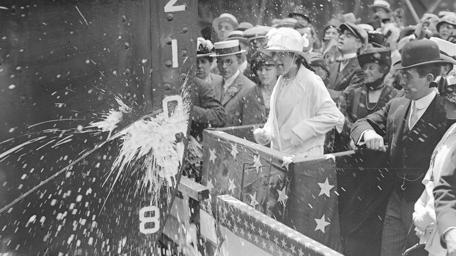 Why we smash champagne against ships, and the best bottles with which to do it