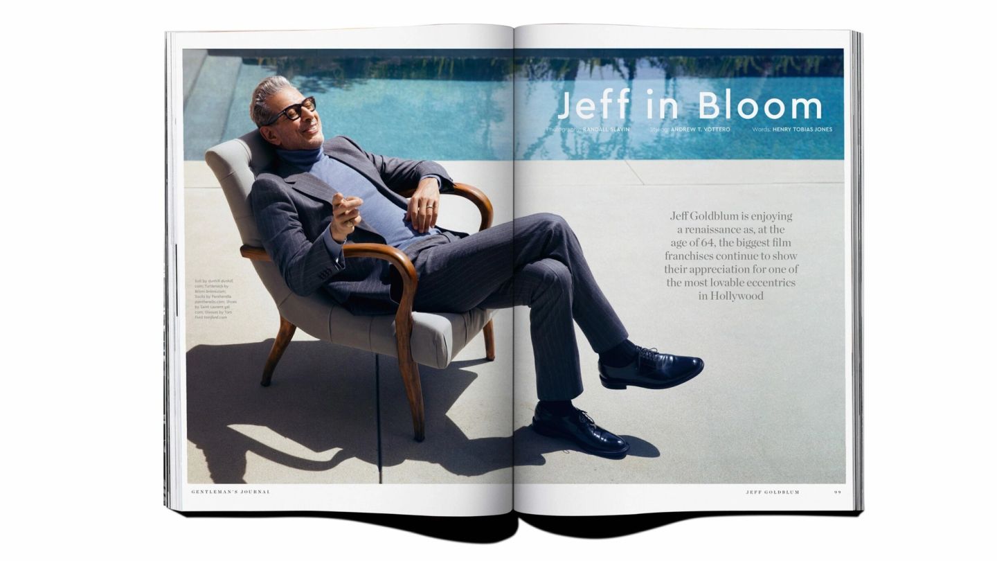 Issue Preview: Acting icon Jeff Goldblum covers Gentleman’s Journal