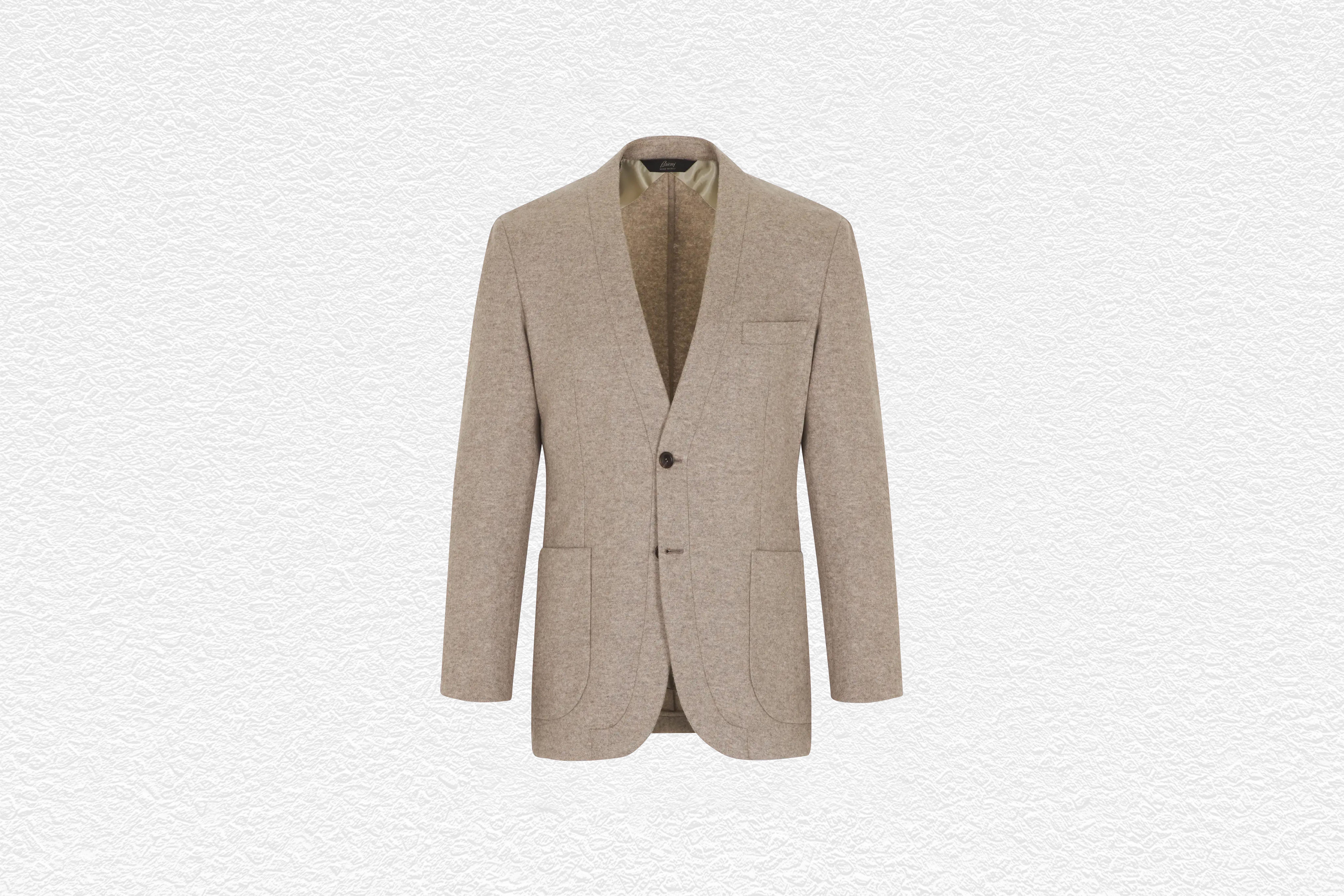 Beige Cashmere Jersey Jardigan