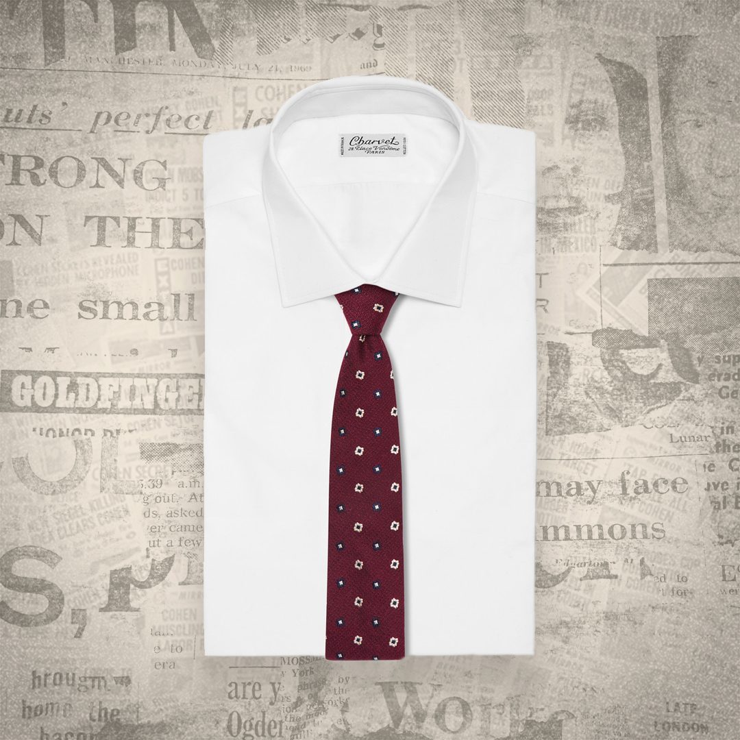 Drake’s Silk-Jacquard Tie
