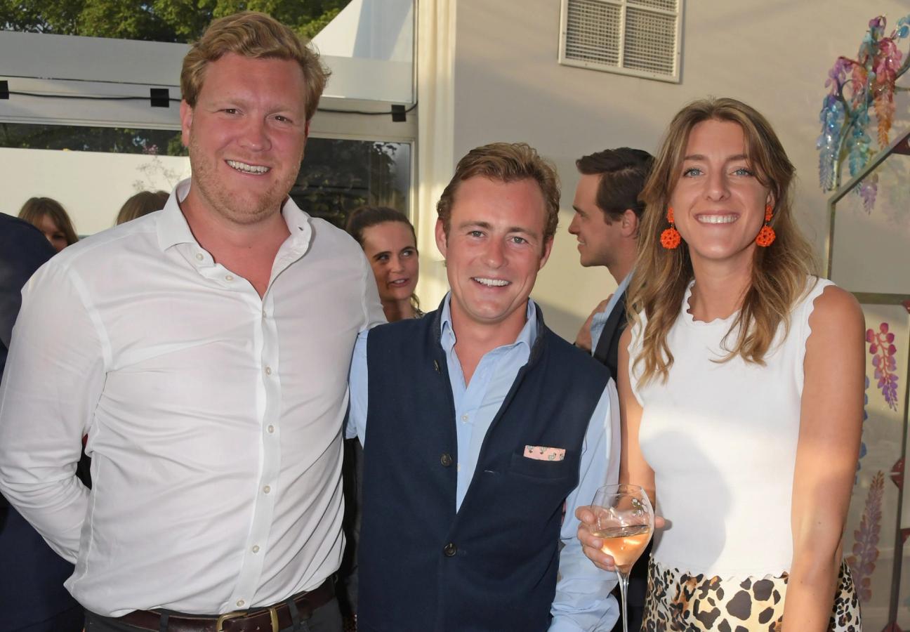 Hemmo-Bloemers-Will-Tobin-and-Lady-Daisy-Fane-at-The-Gentlemans-Journal-summer-Party-at-Masterpiece-London