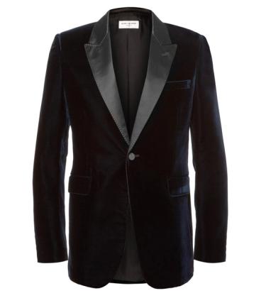 The Edit: Doing black tie in blue satin