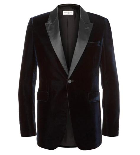 The Edit: Doing black tie in blue satin