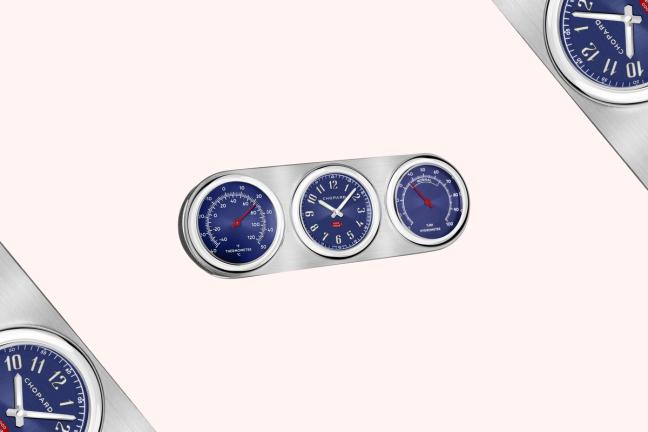 Chopard Stainless Steel Table Clock