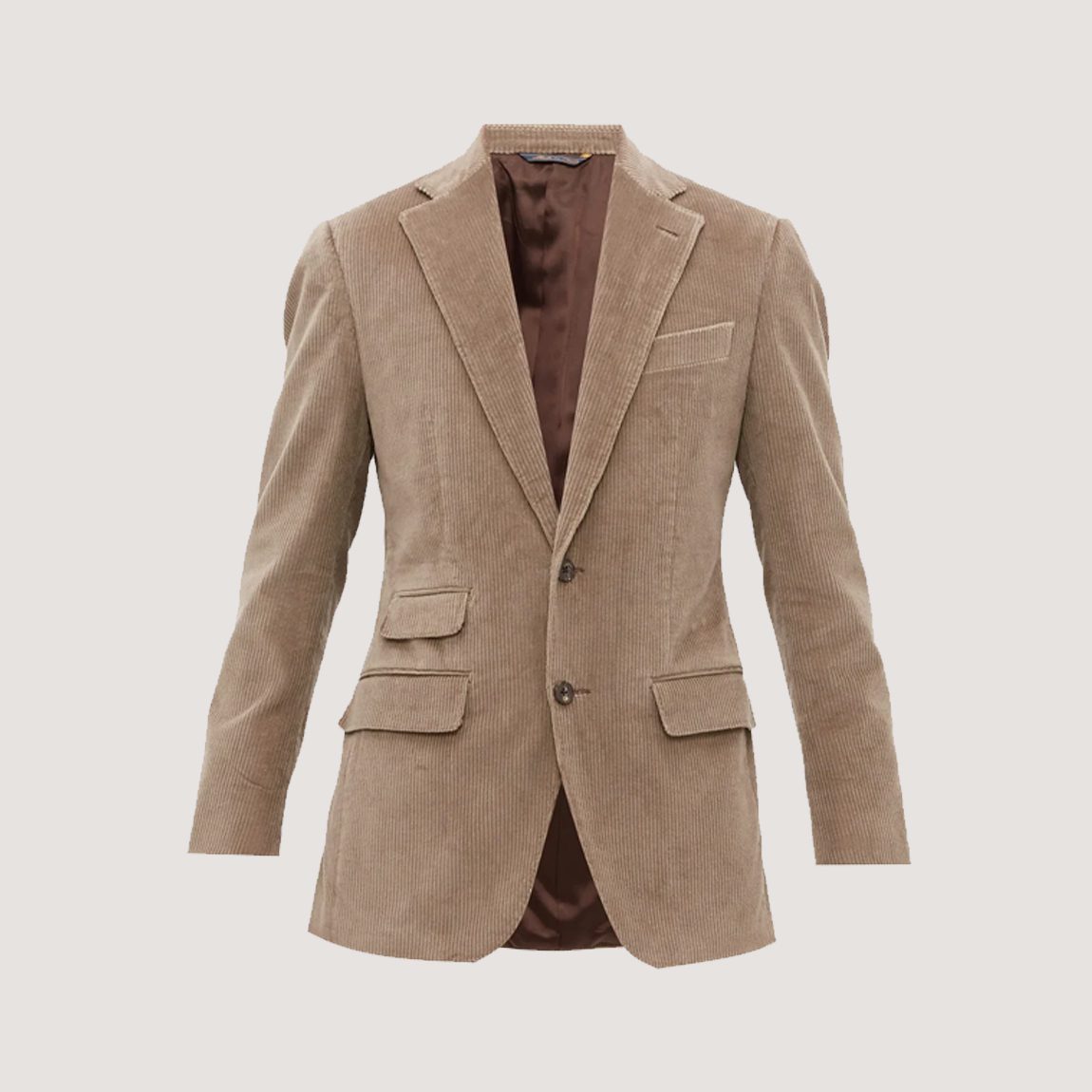 Thom Sweeney Single-Breasted Corduroy Suit