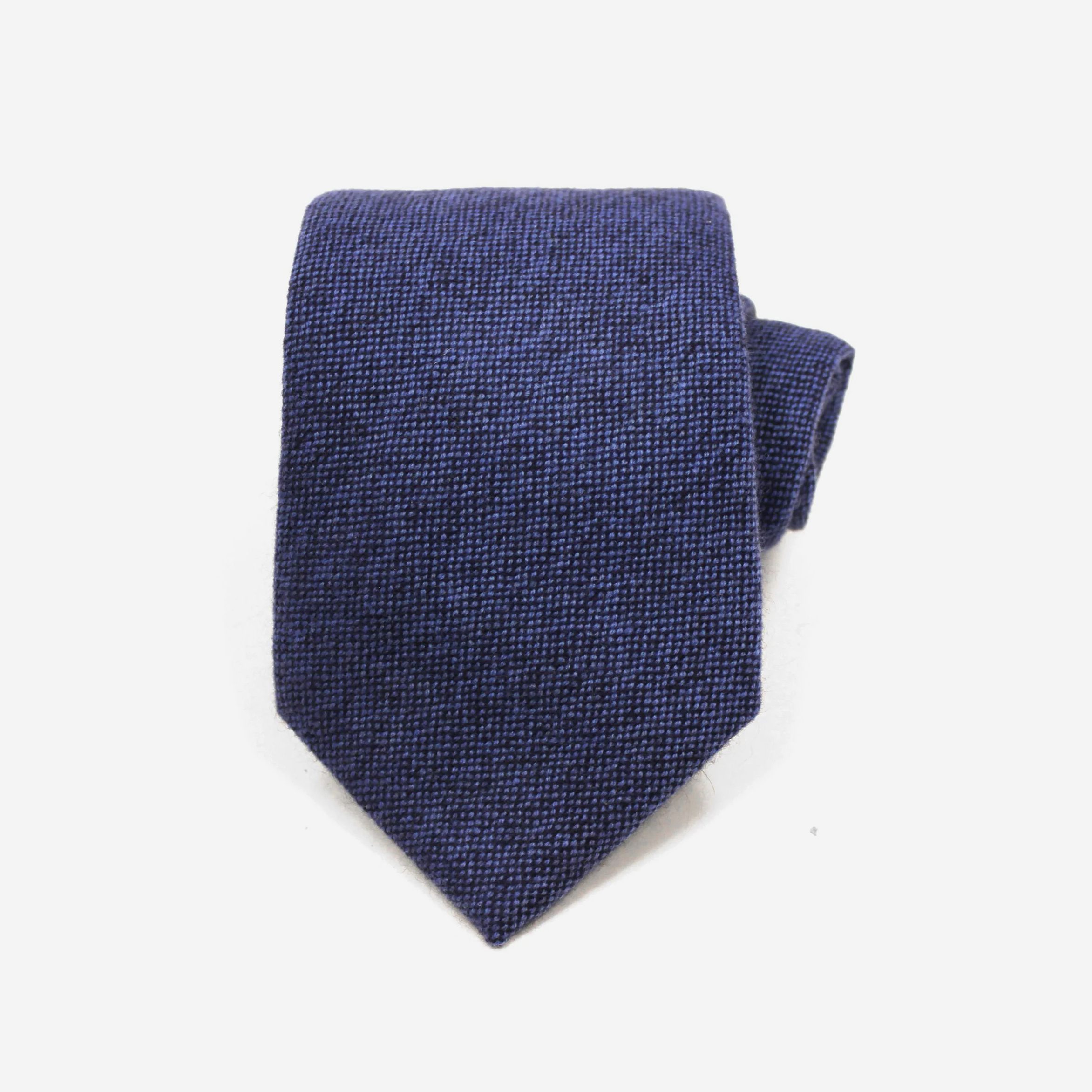 Emma Willis Navy Cashmere Tie