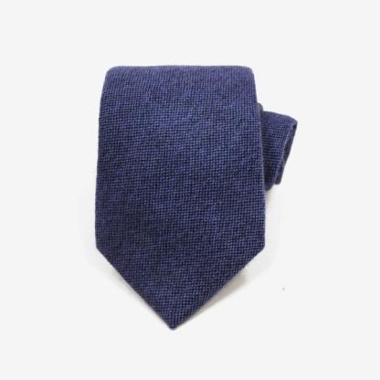 Emma Willis Navy Cashmere Tie