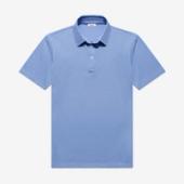 Niccolò P., Côte d’Azur Blue Egyptian Cotton Polo Shirt