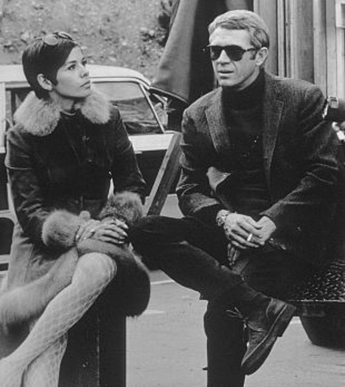 Steve McQueen com óculos Persol