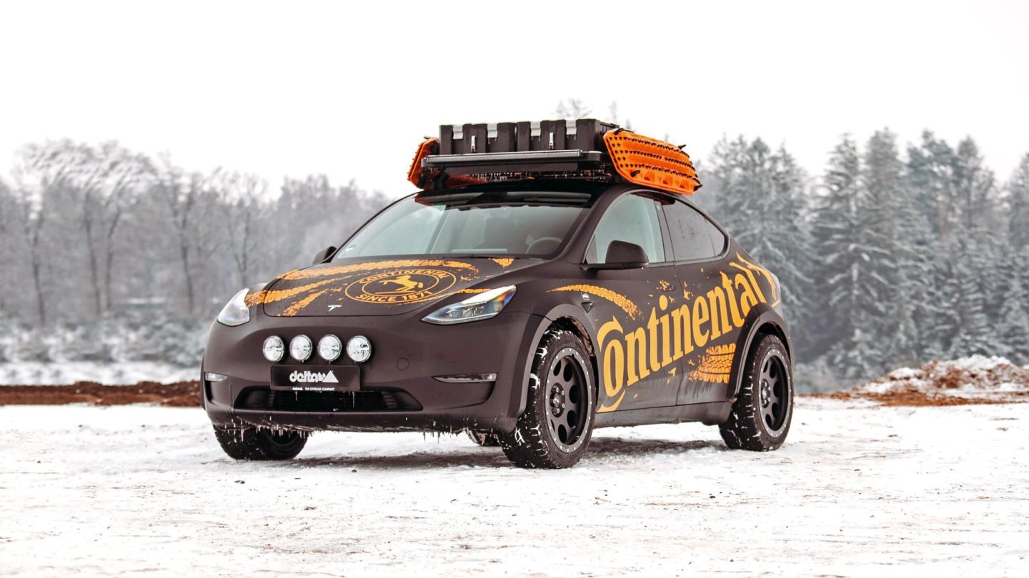 Introducing the bulked-up, snow-beating Tesla Model Y ‘Offroad’