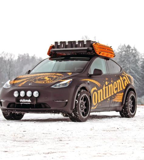 Introducing the bulked-up, snow-beating Tesla Model Y ‘Offroad’