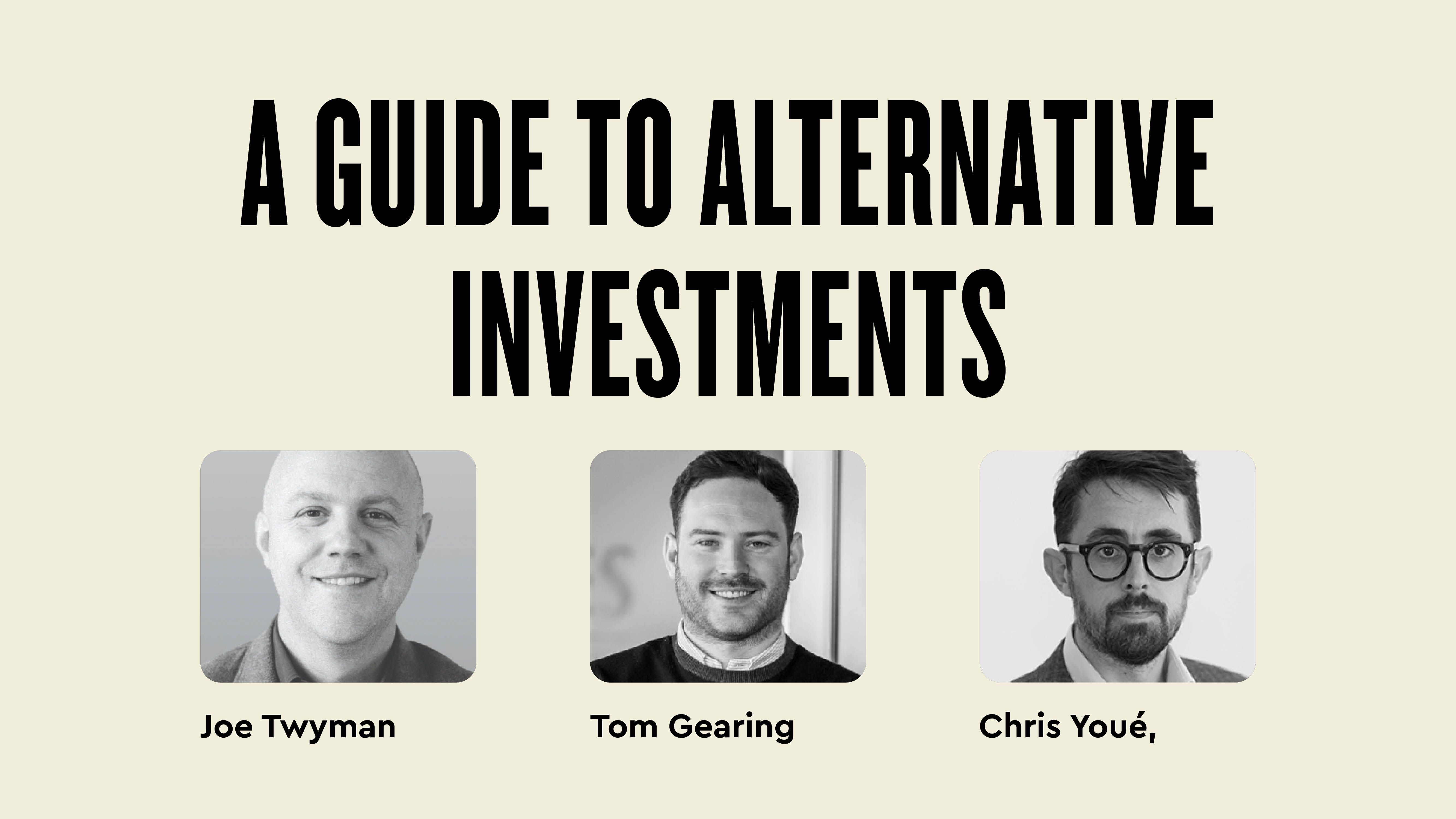 A guide to alternative investments
