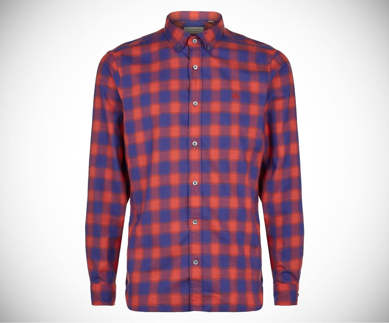 Burgundy Checkered Shirt main image 1