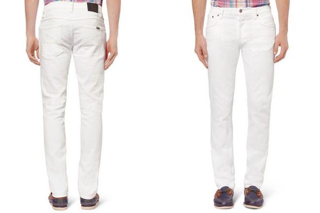Jeans Nudie White - TGJ