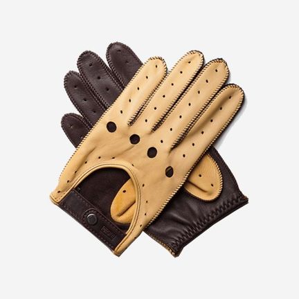 Café Leather Driving Gloves