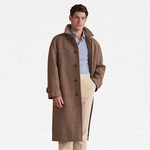 New and Lingwood Herringbone King Overcoat