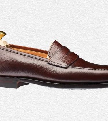 Crockett Jones Dark Brown Boston Loafer