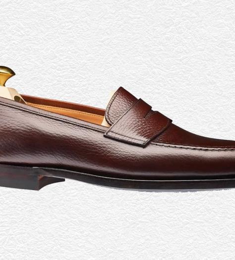 Crockett Jones Dark Brown Boston Loafer