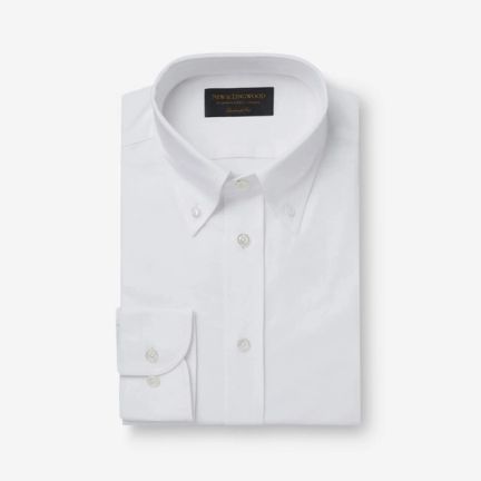 New & Lingwood White Cotton Shirt