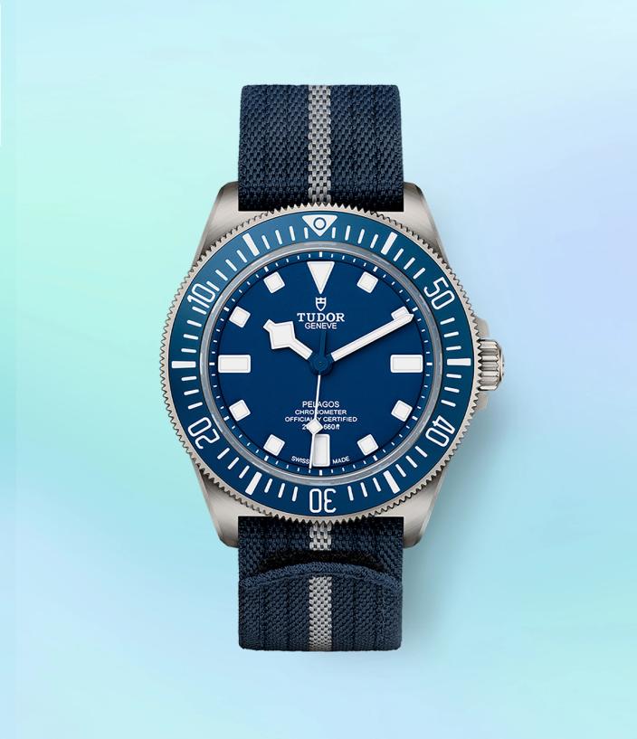 Tudor Pelagos FXD Chrono Blue Fabric strap