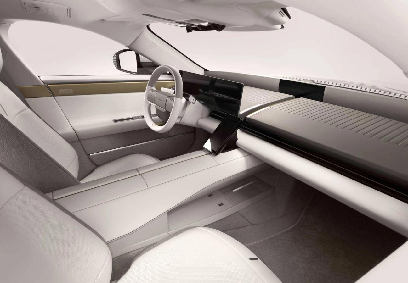 Jaguar Type 01 driver’s cockpit and dashboard