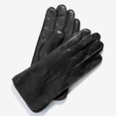 Aspinal of London Men's Cashmere Lined Leather Gloves