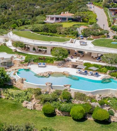 villa rock sardinia