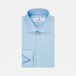 Turnbull & Asser ‘Dr. No’ Blue Cotton Shirt