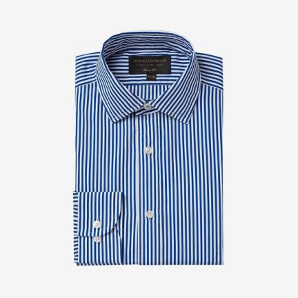 New & Lingwood Blue Stripe Shirt