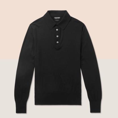 Tom Ford Sea Island Cotton Polo Shirt