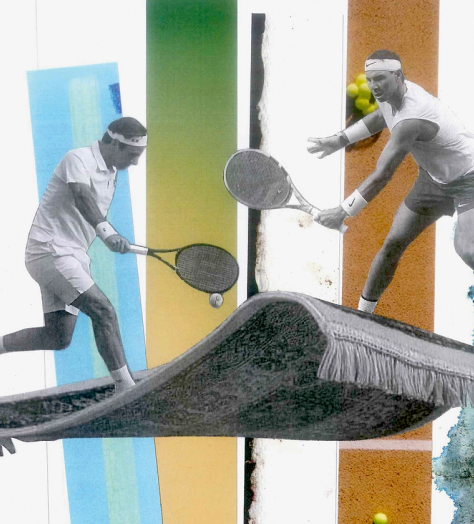 Roger, Rafa and the flying carpet show