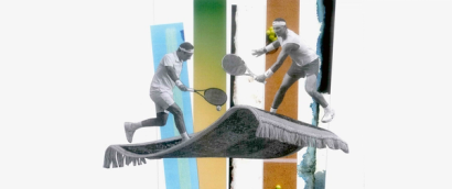 Roger, Rafa and the flying carpet show