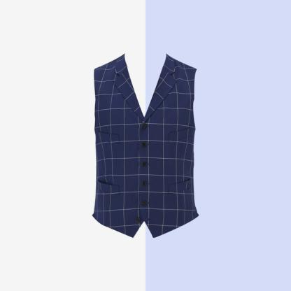 Duke Windowpane Waistcoat by New & Lingwood