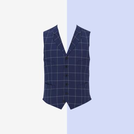 Duke Windowpane Waistcoat by New & Lingwood