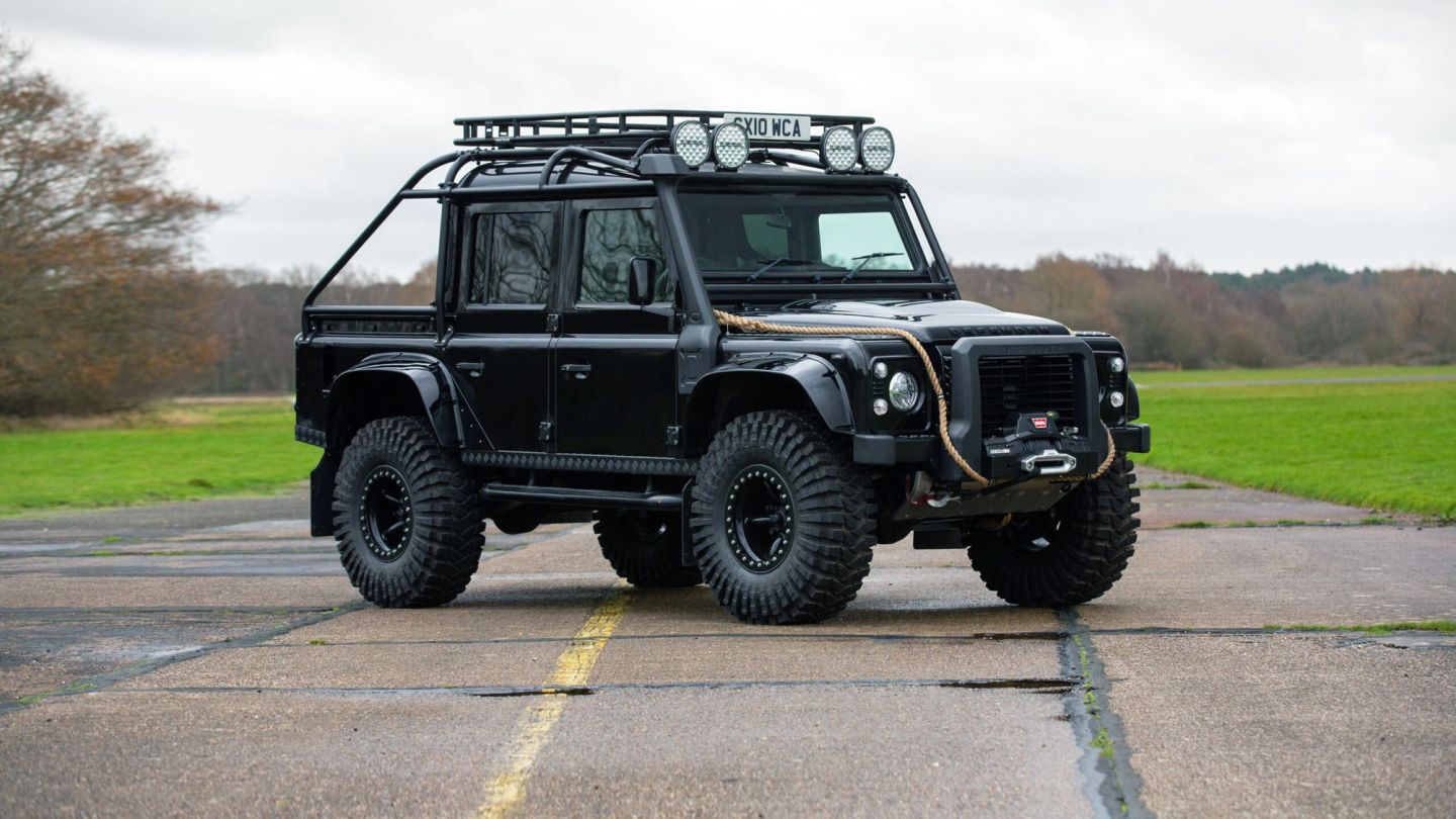 Now’s your chance to own a James Bond Land Rover Defender