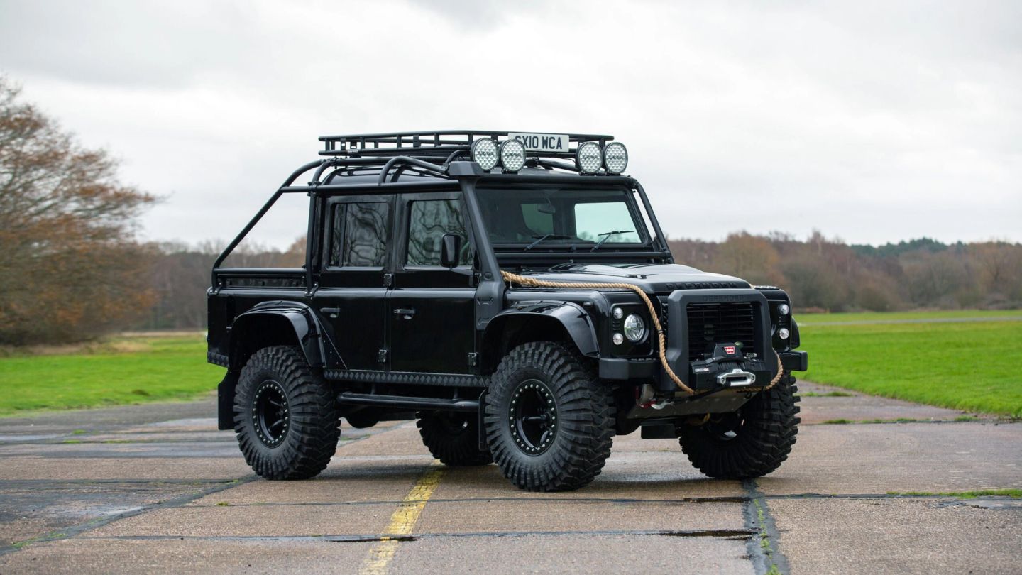 Now’s your chance to own a James Bond Land Rover Defender