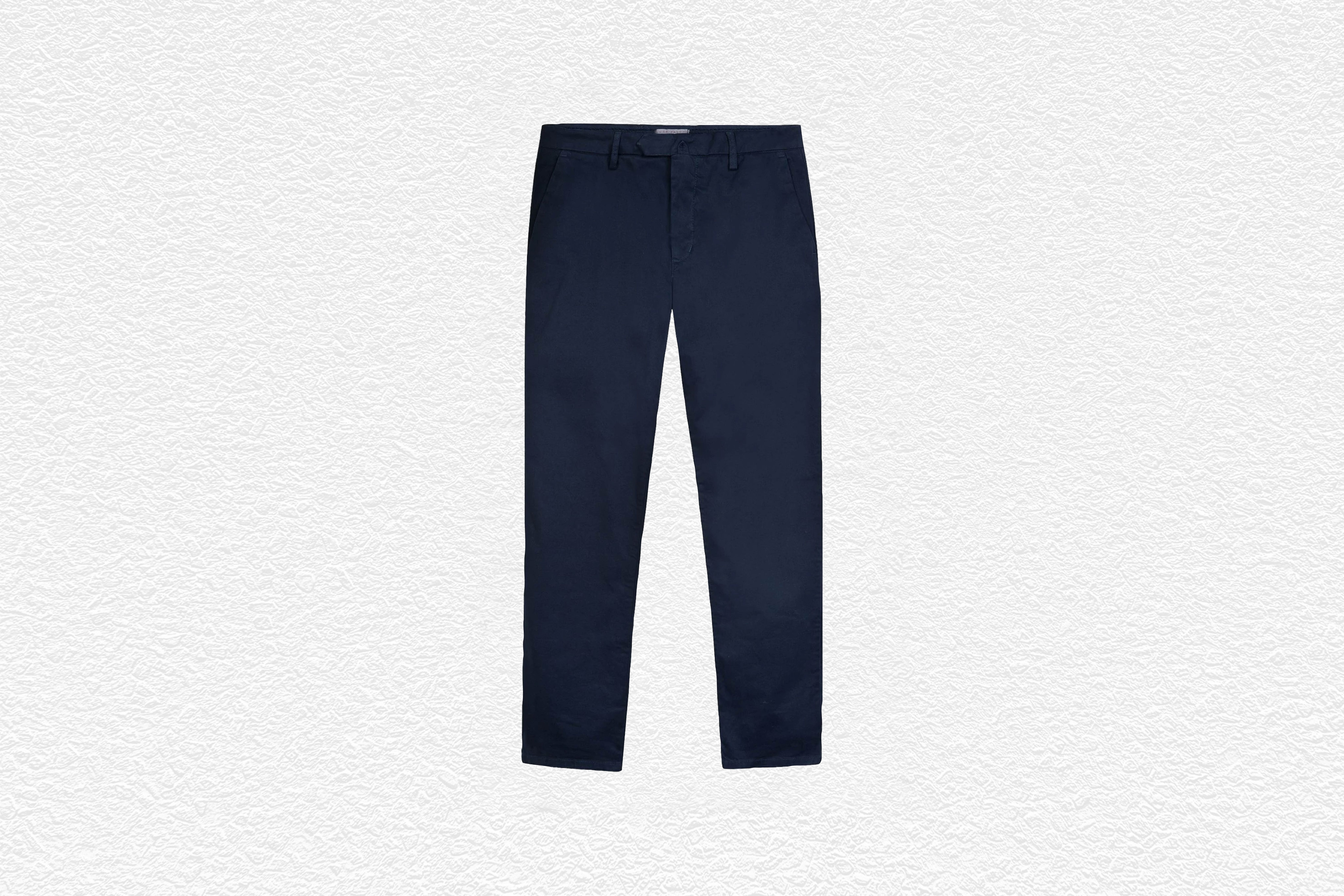 Blue Cortina Cotton Chinos