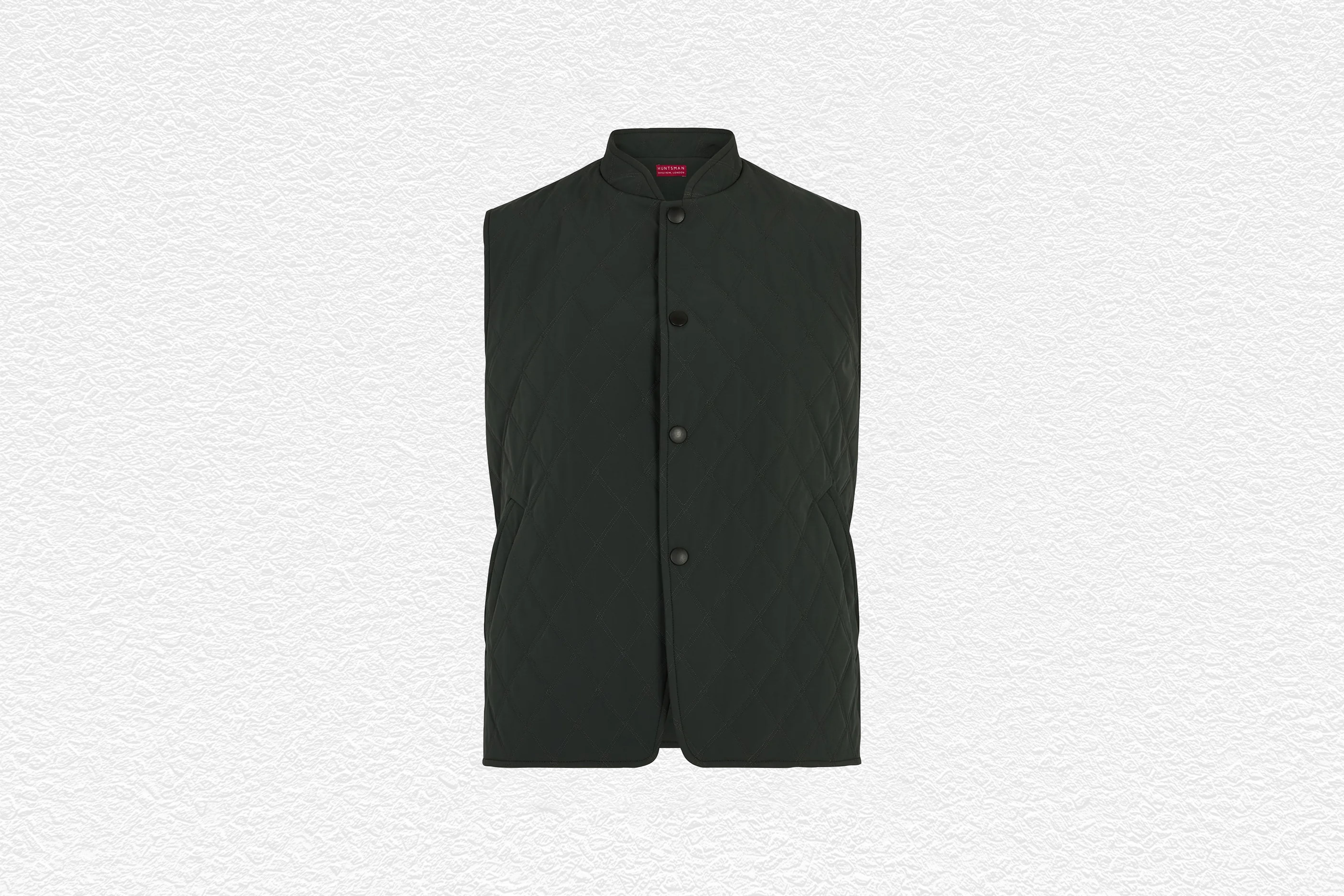 Huntsman Green Quilted Cashmere Lined Gilet