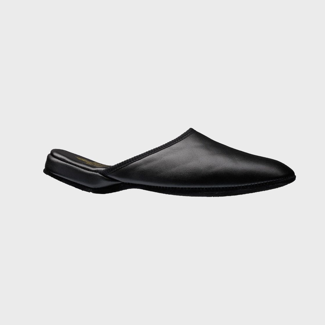 Crockett & Jones Ritz Black Calf Slippers
