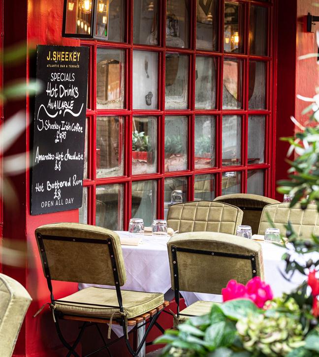 best restaurants outdoor seating london j sheekey oyster