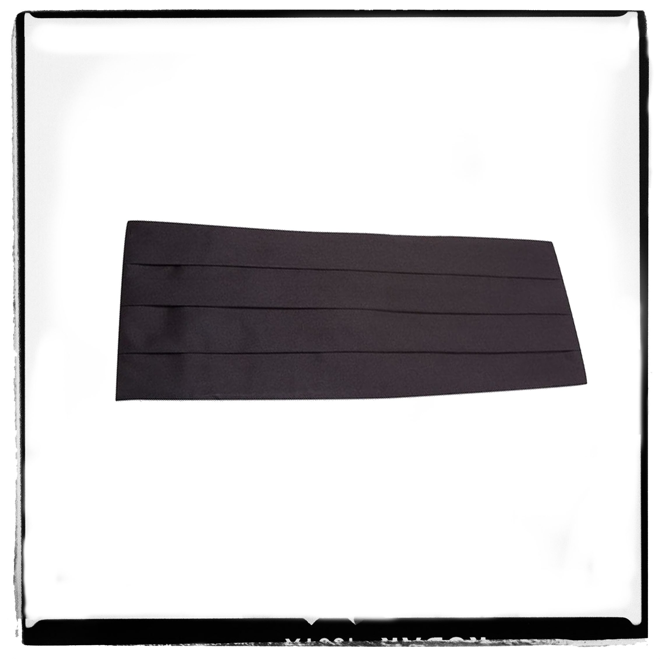Turnbull & Asser Black Satin Cummerbund