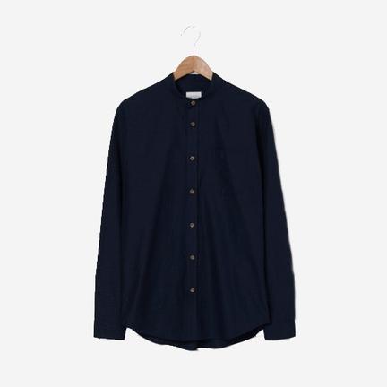 Sir Plus Navy Grandad Shirt