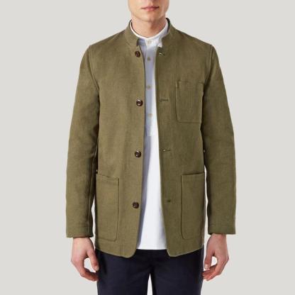 Sir Plus Olive Hemp Chore Jacket